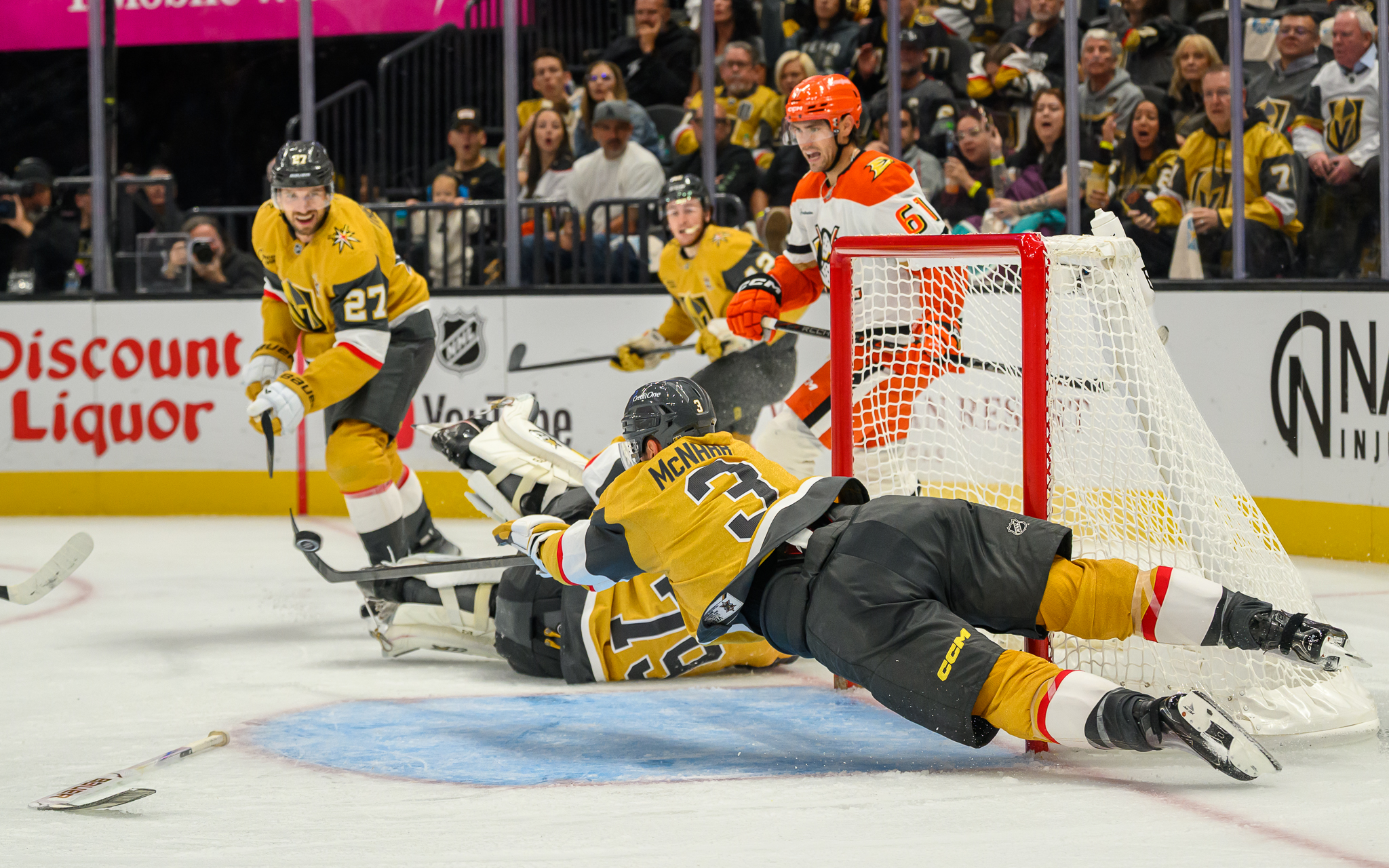 Golden Knights Keep Searching After 4-0 Loss to Ducks